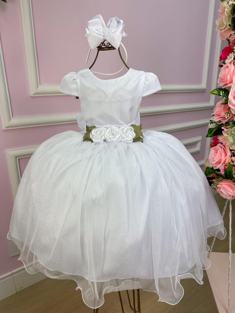 Vestido Juvenil Vila Lele Luiza Branco