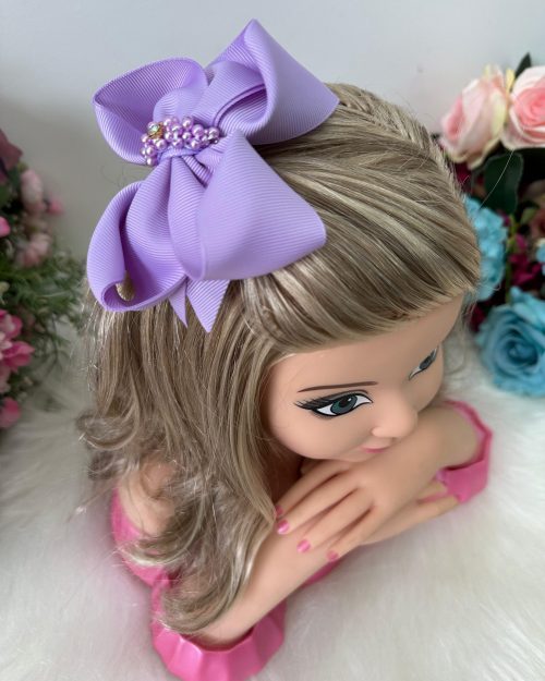 Laço Belli Strass Maria Alice Lilas