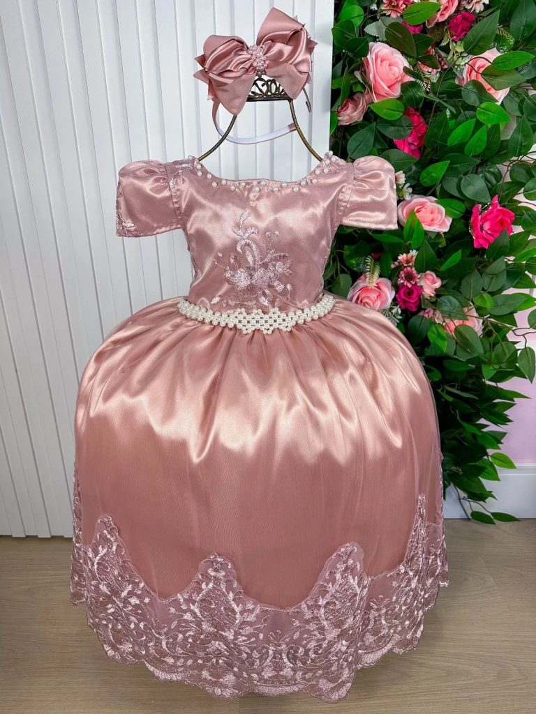 Vestido Enjoy Longo Sofia Bebe Rose