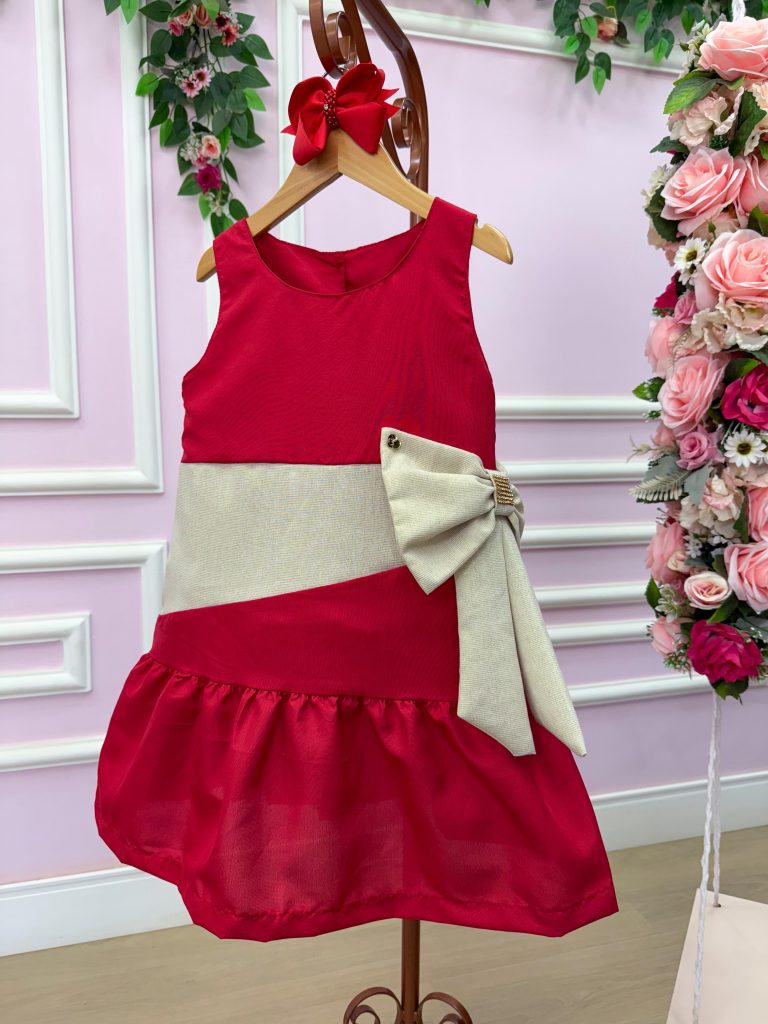 Vestido Blogueirinha Rafa Vermelho – Natal